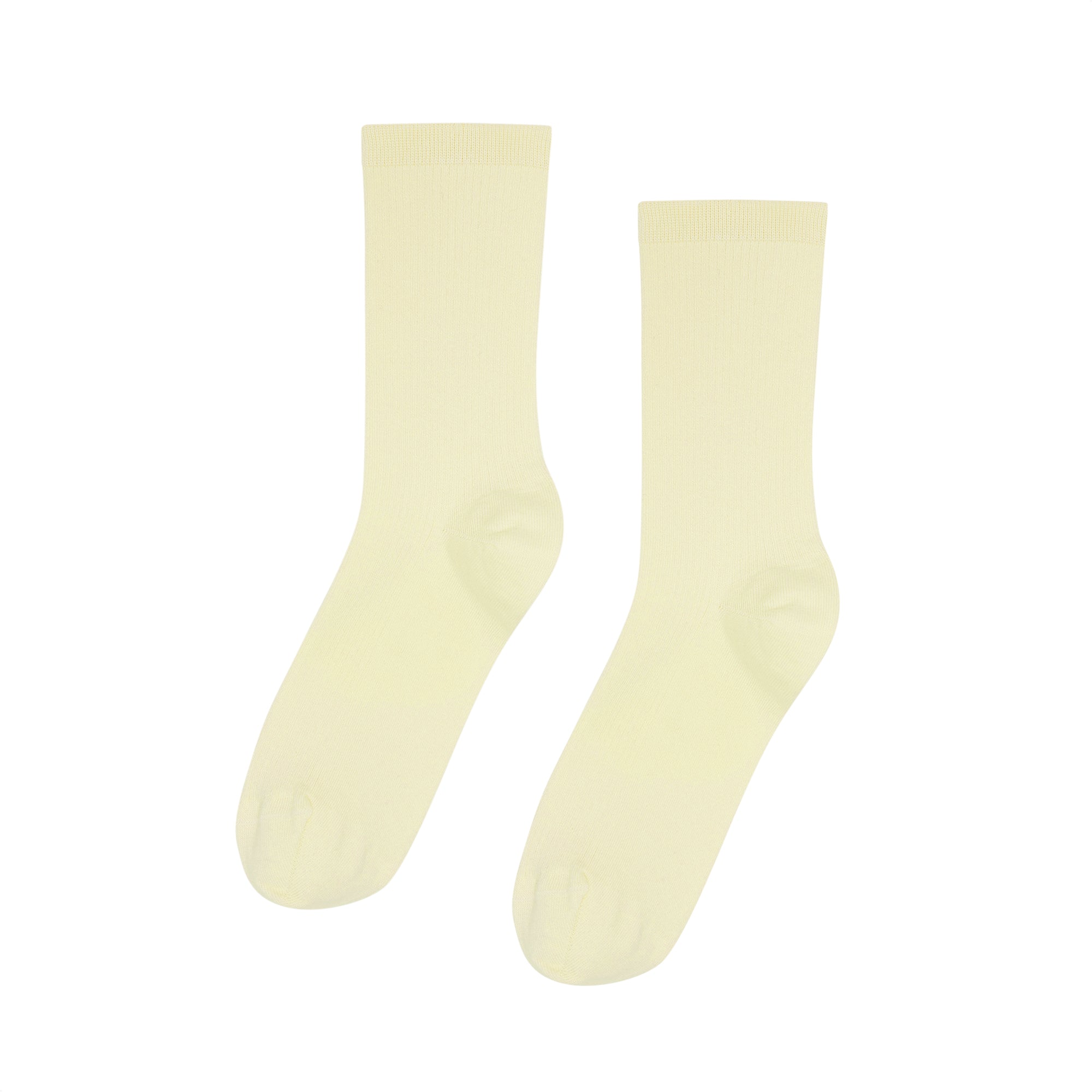 W's Classic Organic Sock Soft Yellow