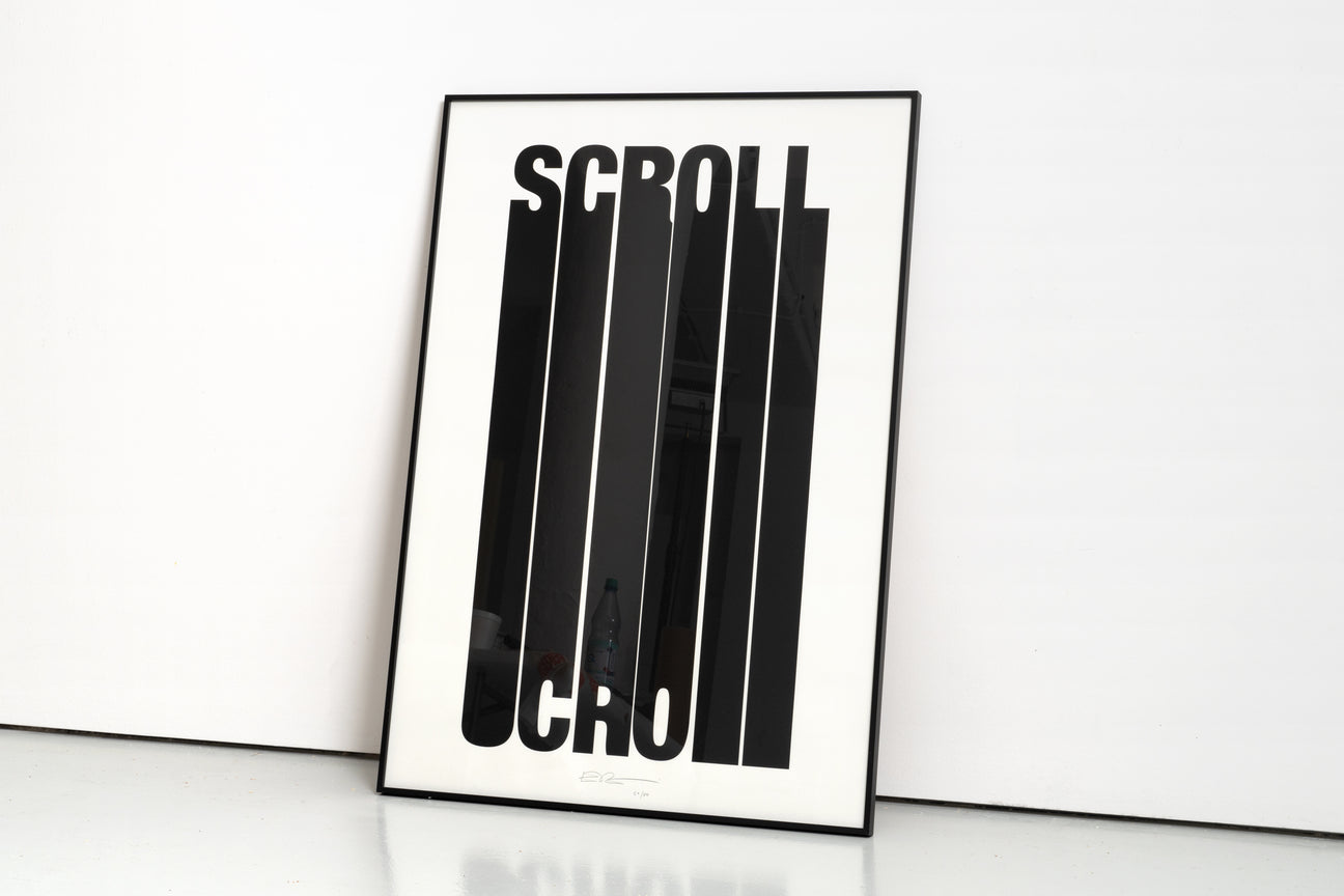Siebdruck - SCROLL 70 x 100 cm